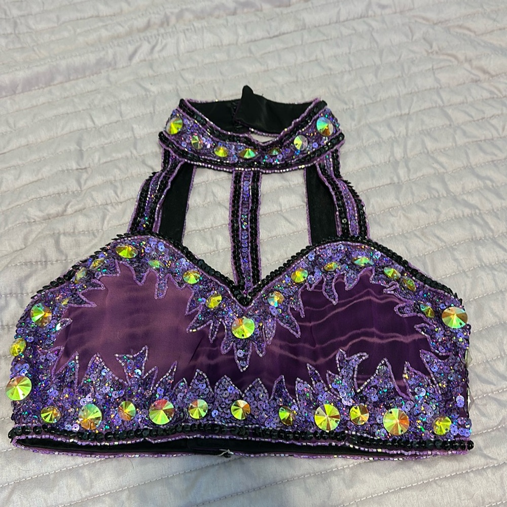 Purple contemporary/lyrical solo dance costume